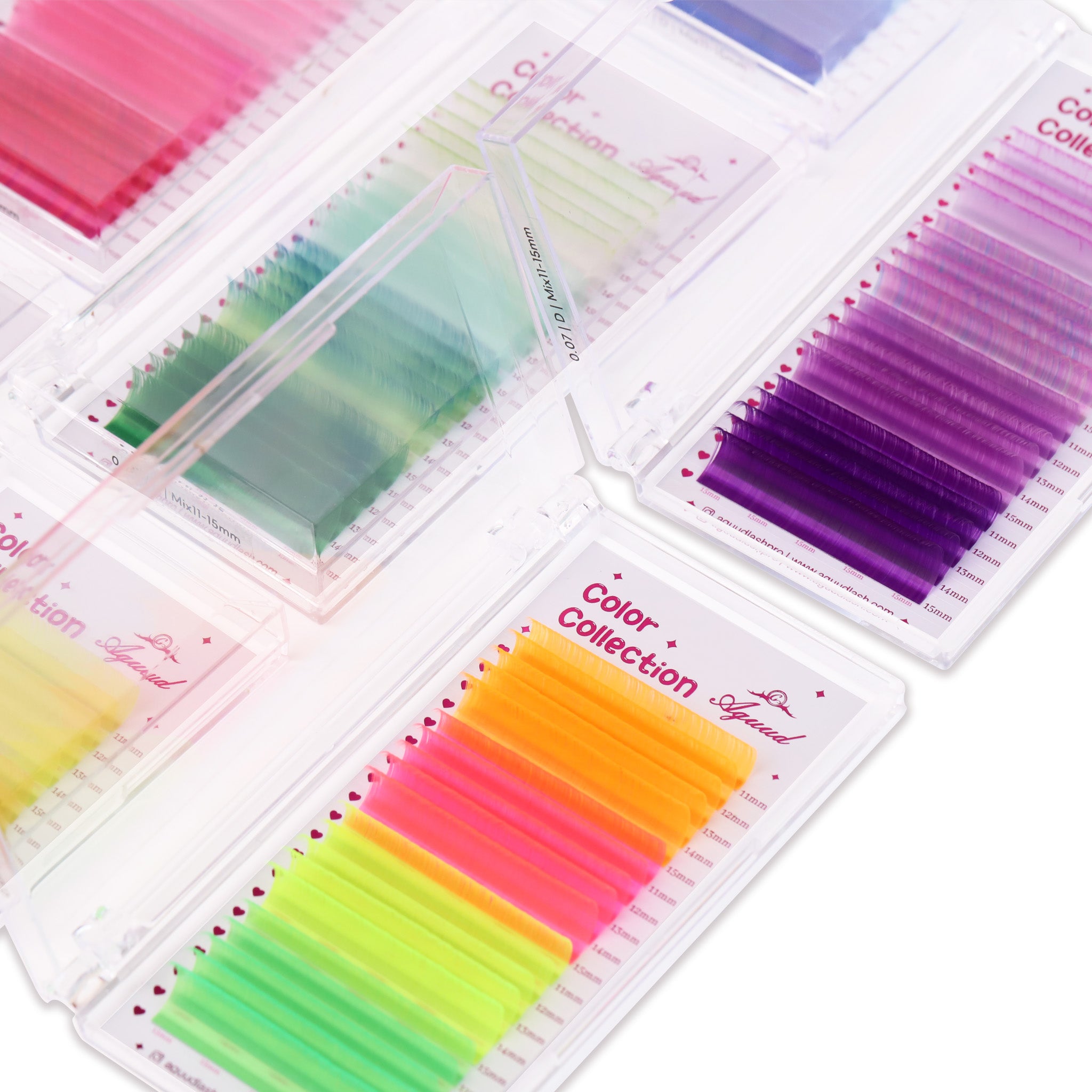 Color Lash Extensions for Professional Artists | Cosplay, Holiday & Creative Sets, 20 Rows