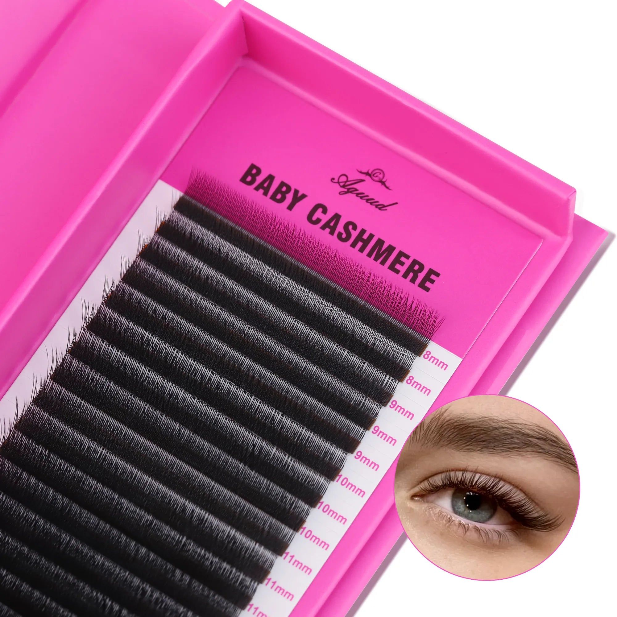 New LB Curl Narrow 2D V/Y Lash Extensions – Aguud