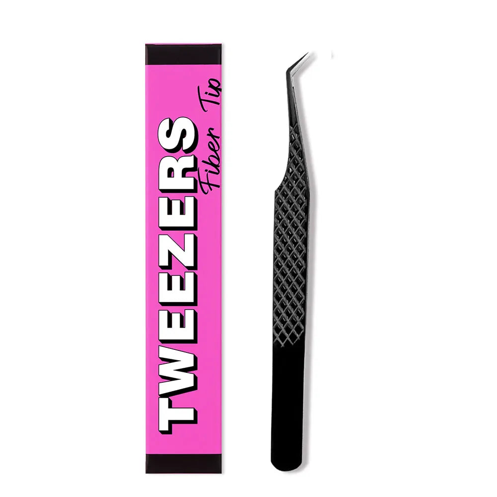 Fiber Tip Lash Extension Tweezers – 45°