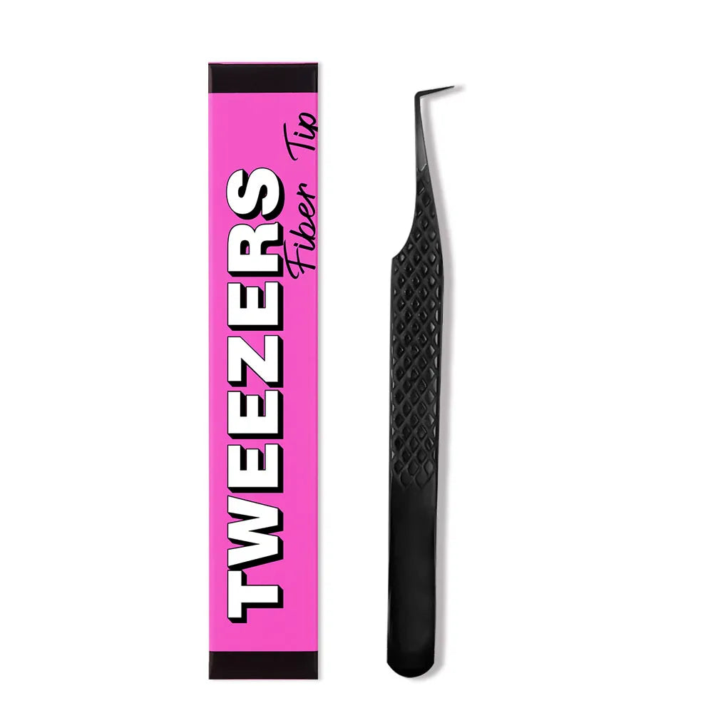 Fiber Tip Lash Extension Tweezers – 90°