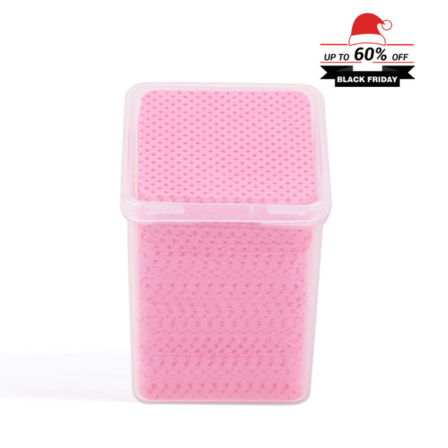 Lenços umedecidos para cola de extensão de cílios, 200 unidades