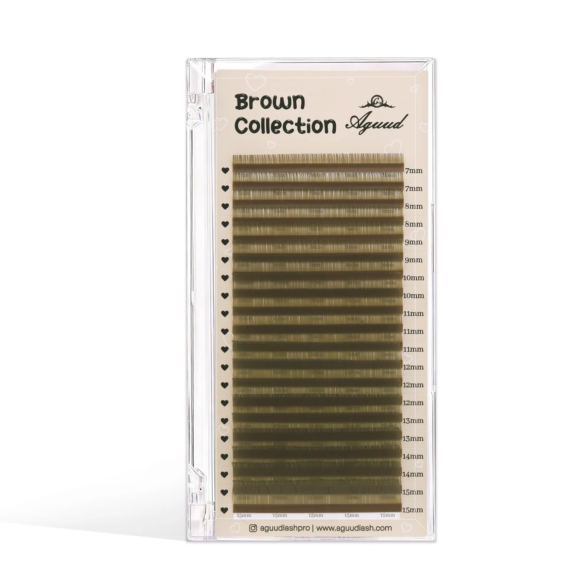 Brown Series Lash Extension/20 rows