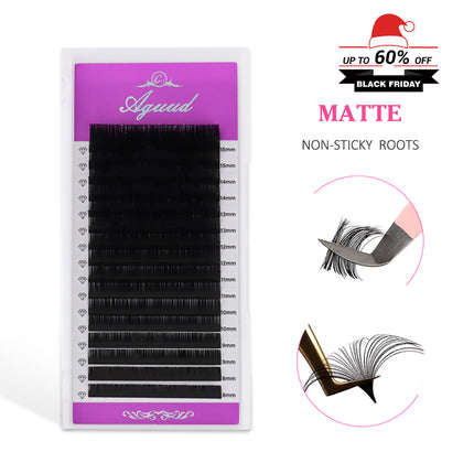 Extensões de cílios com volume fosco