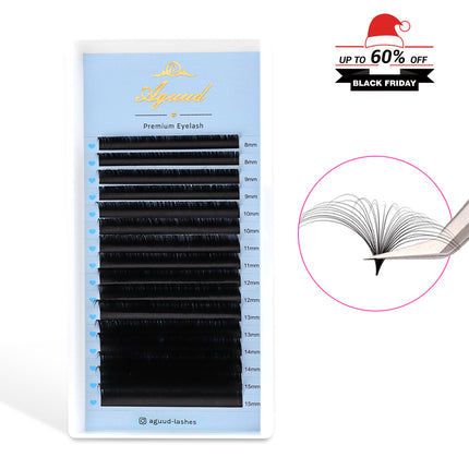 Kit de extensão de cílios de seda