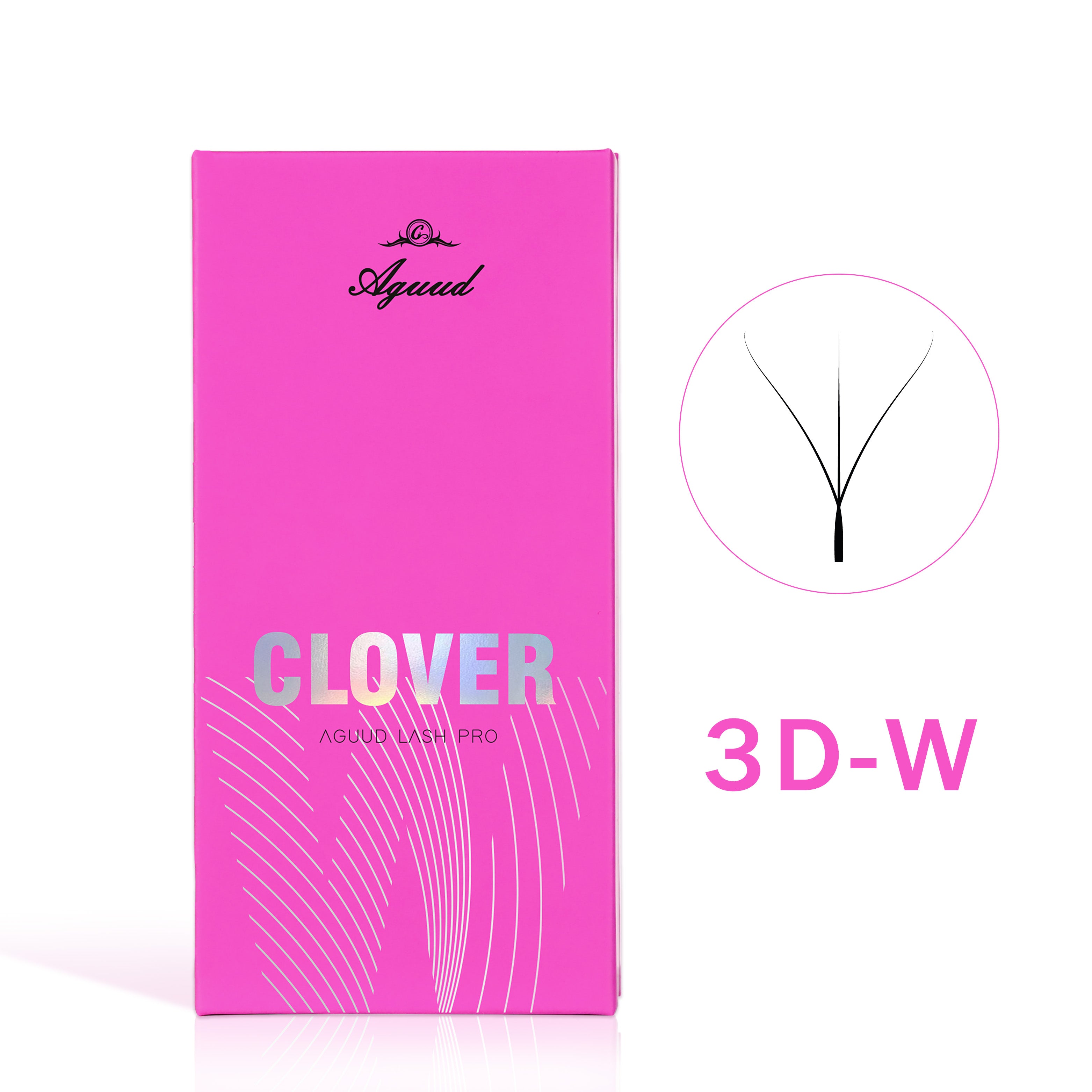 Bandeja para extensiones de pestañas 3D en forma de U – Extensiones de pestañas de volumen suave y ligero de 0,07 mm