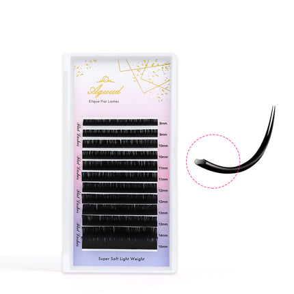 Aguud Flat Eyelashes Extention