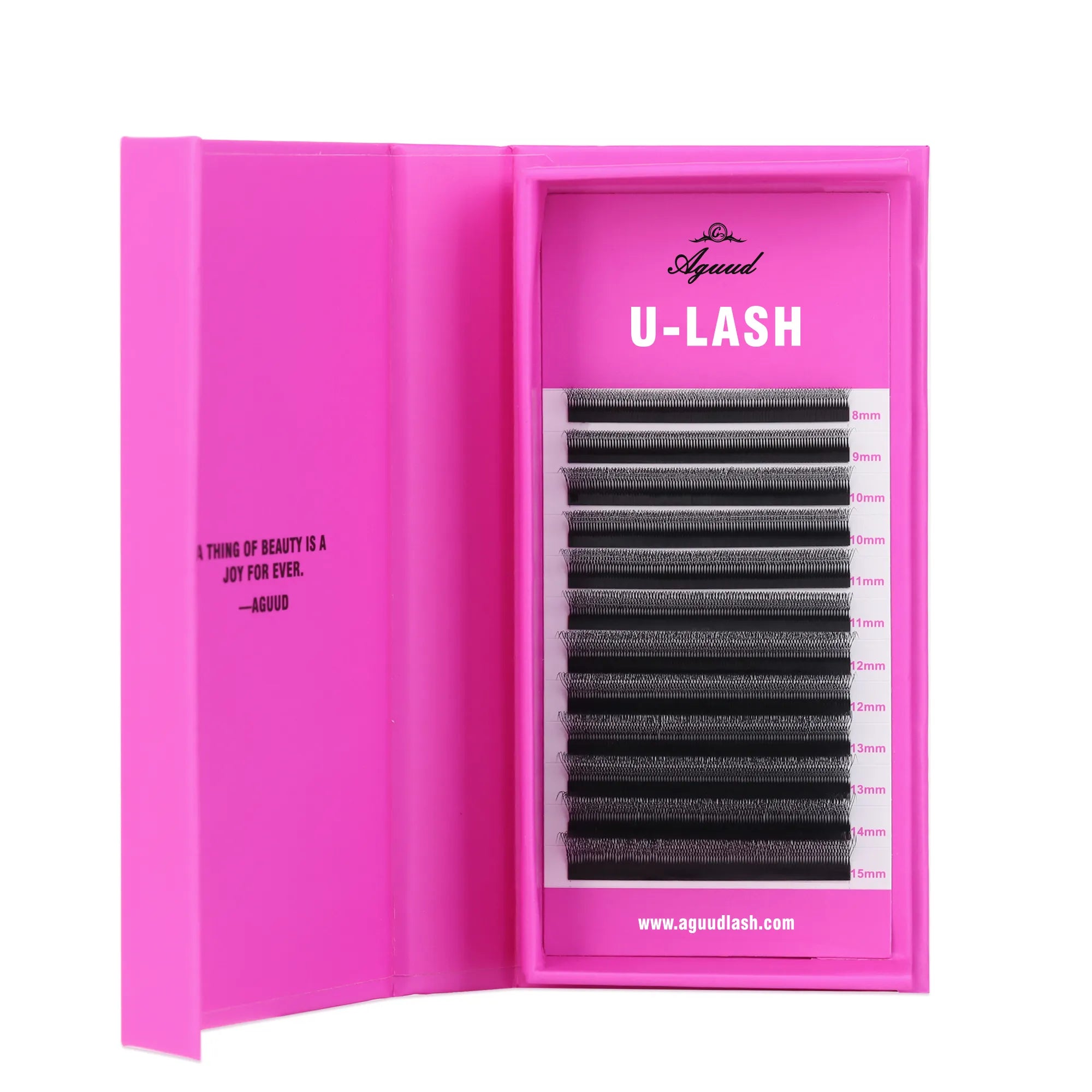 U-Shape 4D Clover Premade Fan Lashes 0.07MM – Matte