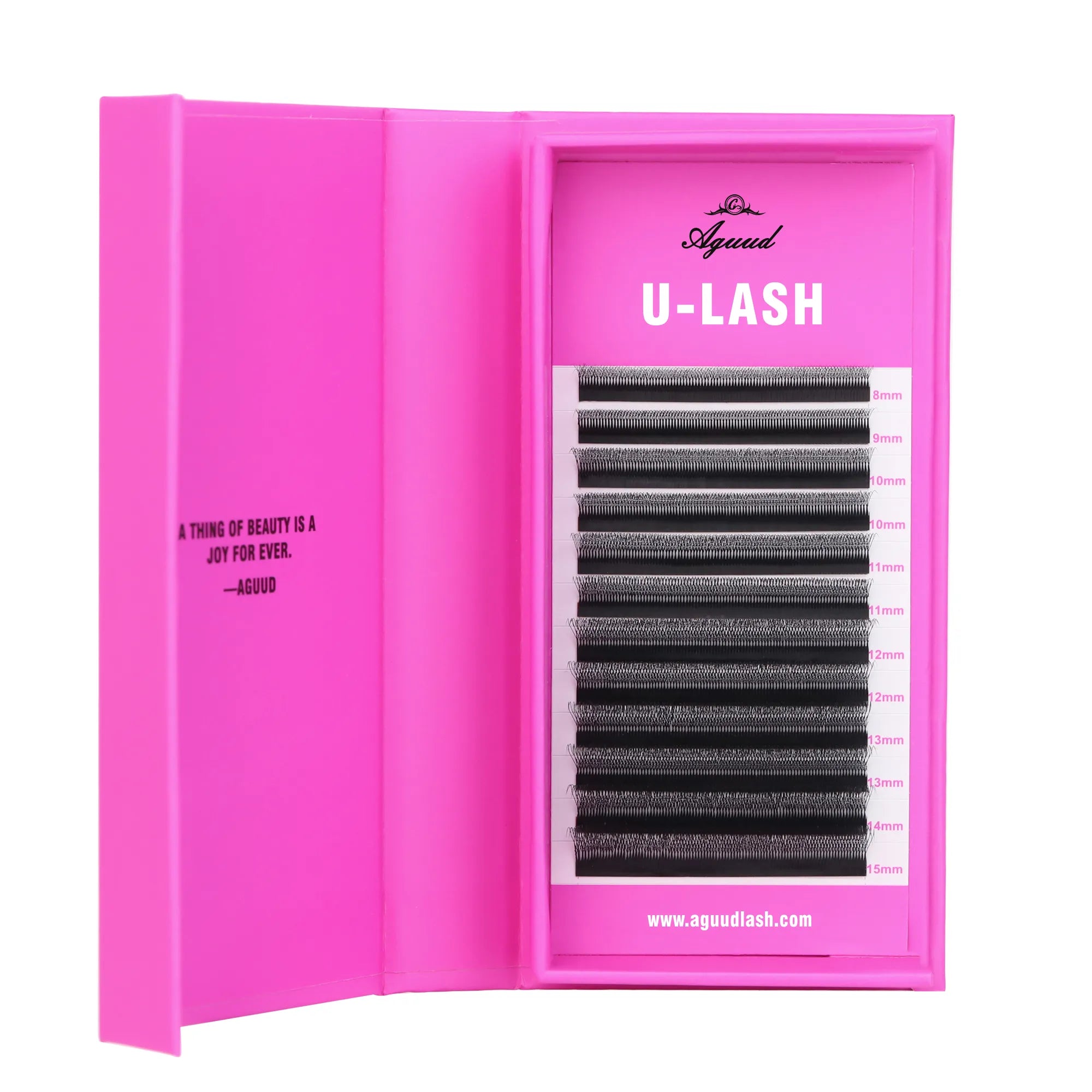 U-Shape 5D Clover Premade Fan Lashes 0.07MM – Matte