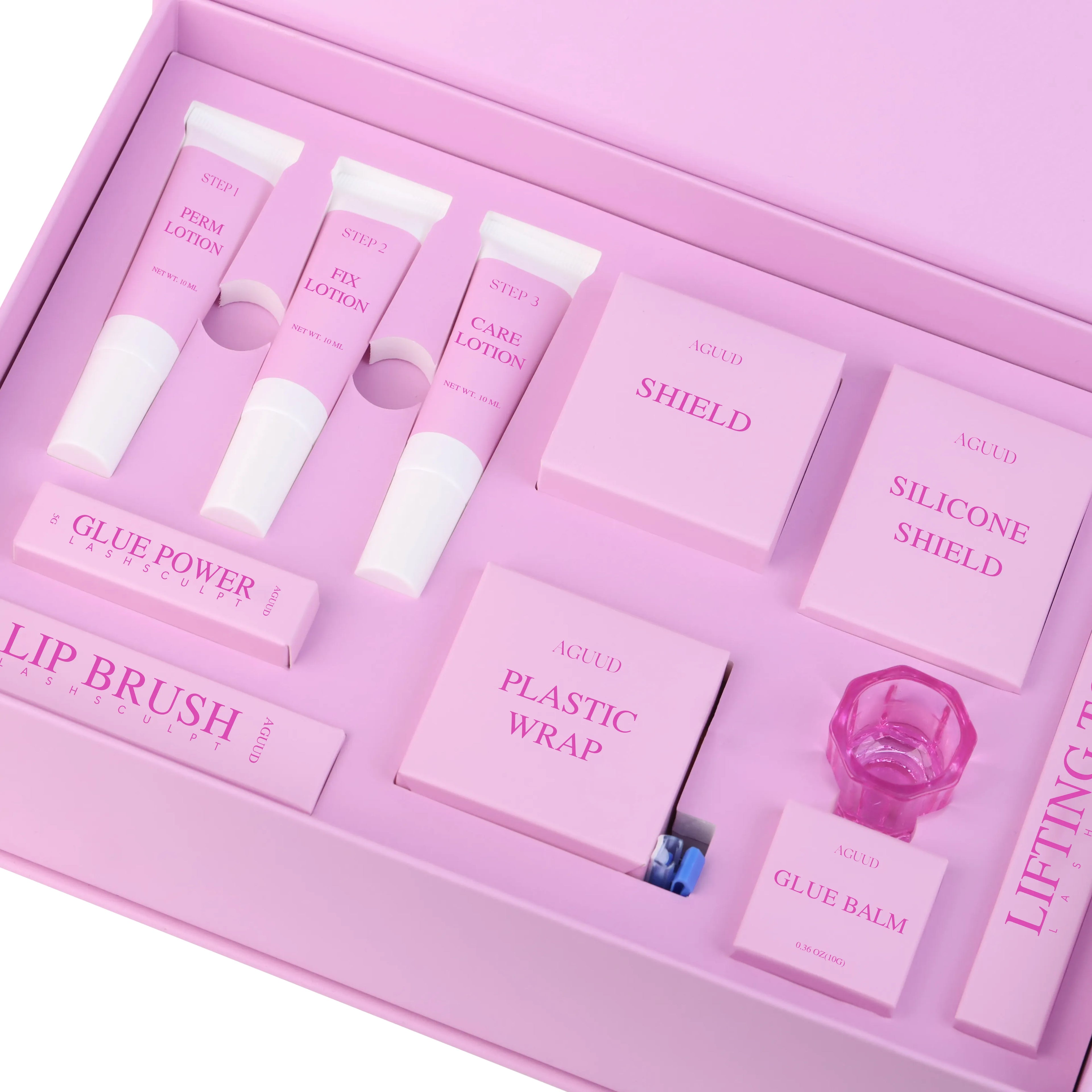 Soin sculptant professionnel coréen à la cystéine (18 %) pour cils et sourcils (10 ml) 