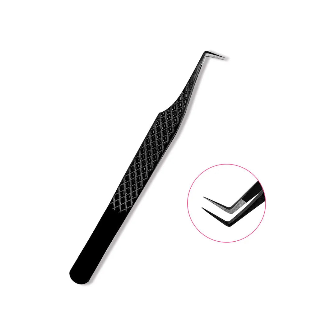 Fiber Tip Lash Extension Tweezers – 90°