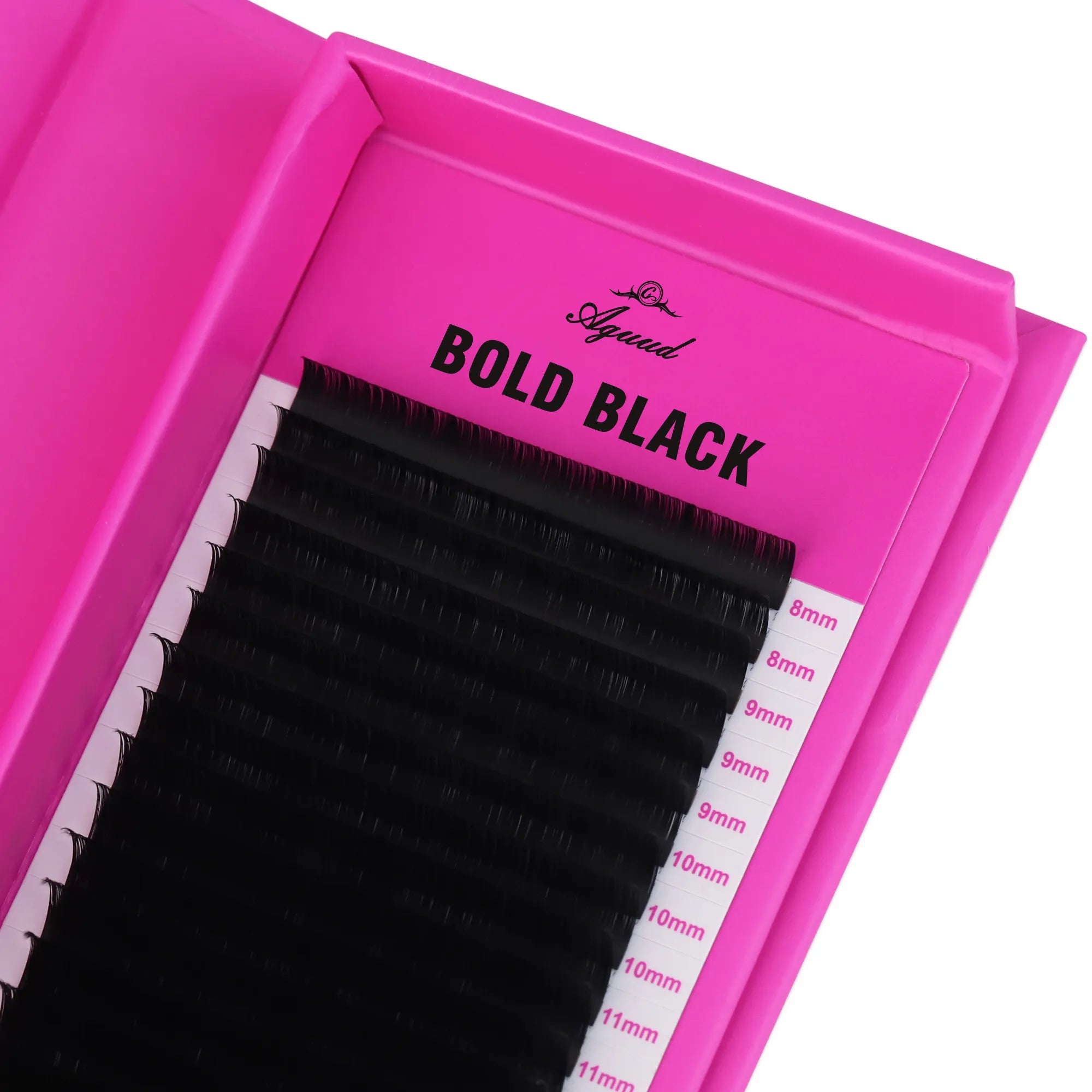 Bold Black Lashes 0.03MM – 20 Rows