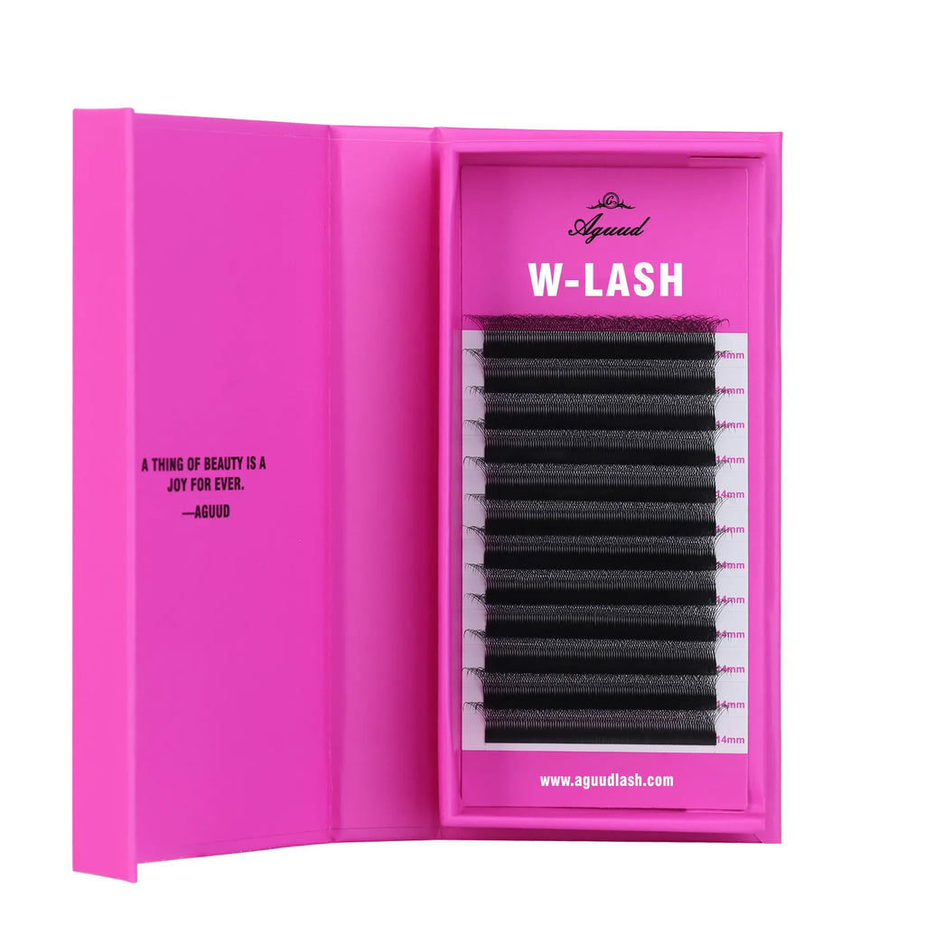 W-Style 4D Clover Premade Fan Lashes 0.07MM – Matte