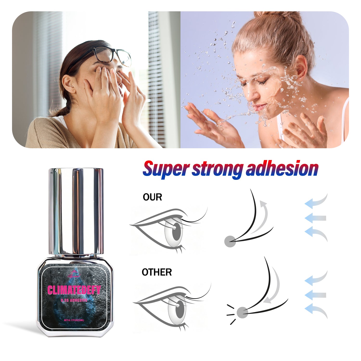 ClimateDefy Lash Extension Glue 5ml Black