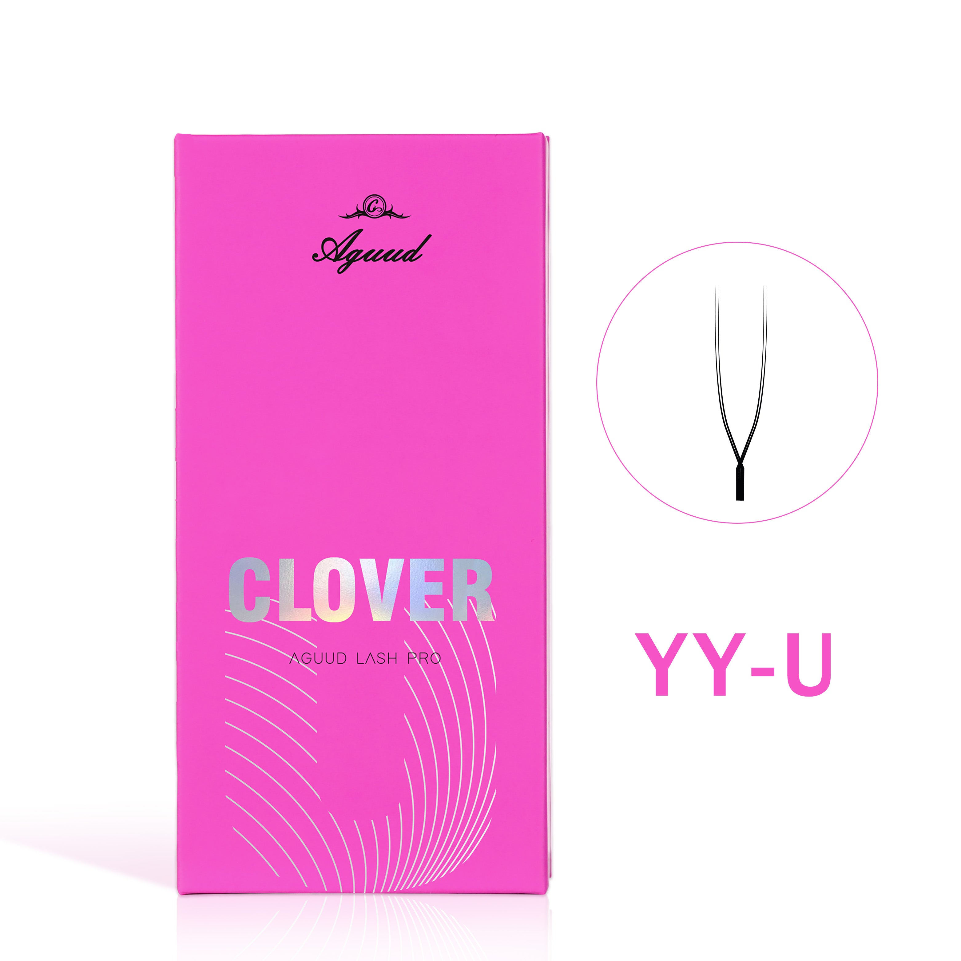 Bandeja para extensiones de pestañas en forma de U YY – Extensiones de pestañas de volumen suaves y ligeras de 0,07 mm