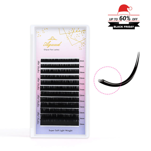 Aguud Flat Eyelashes Extention