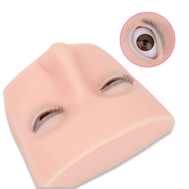 Realistic Silicone Lash Mannequin