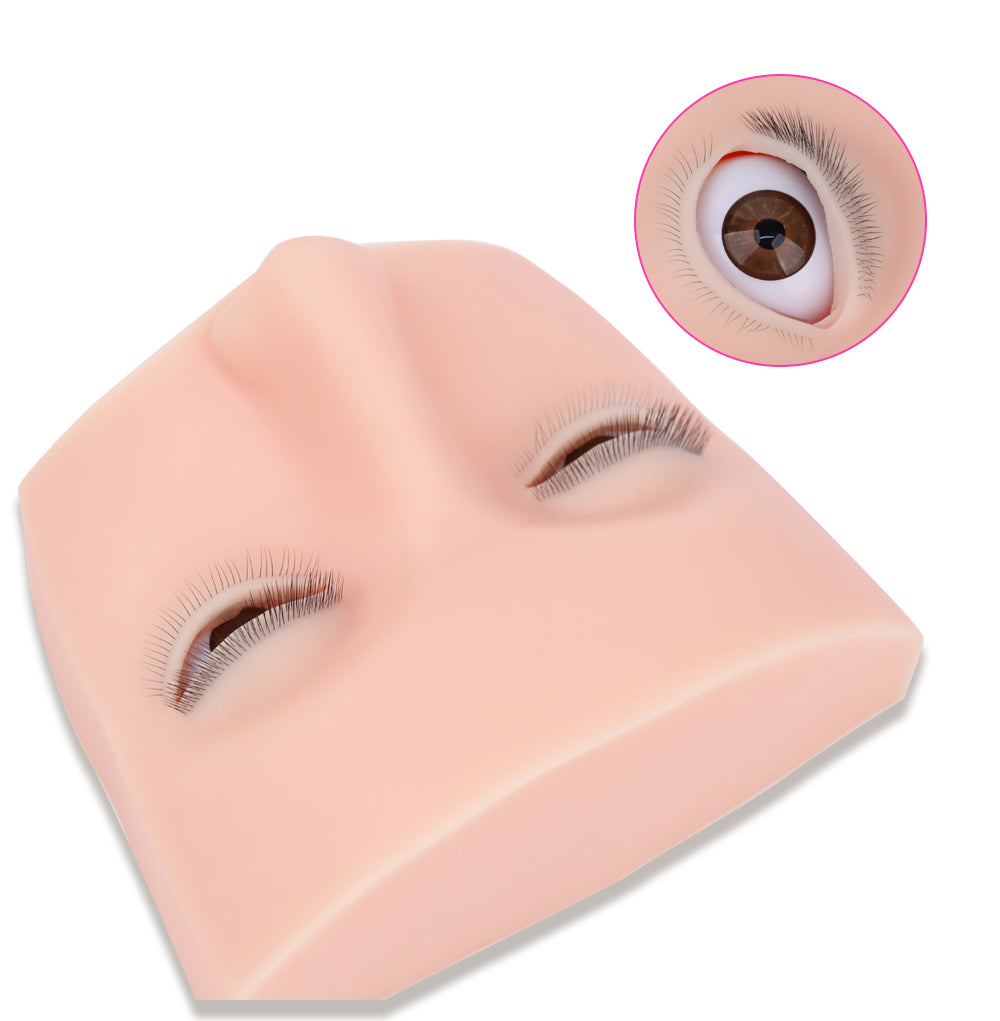 Realistic Silicone Lash Mannequin