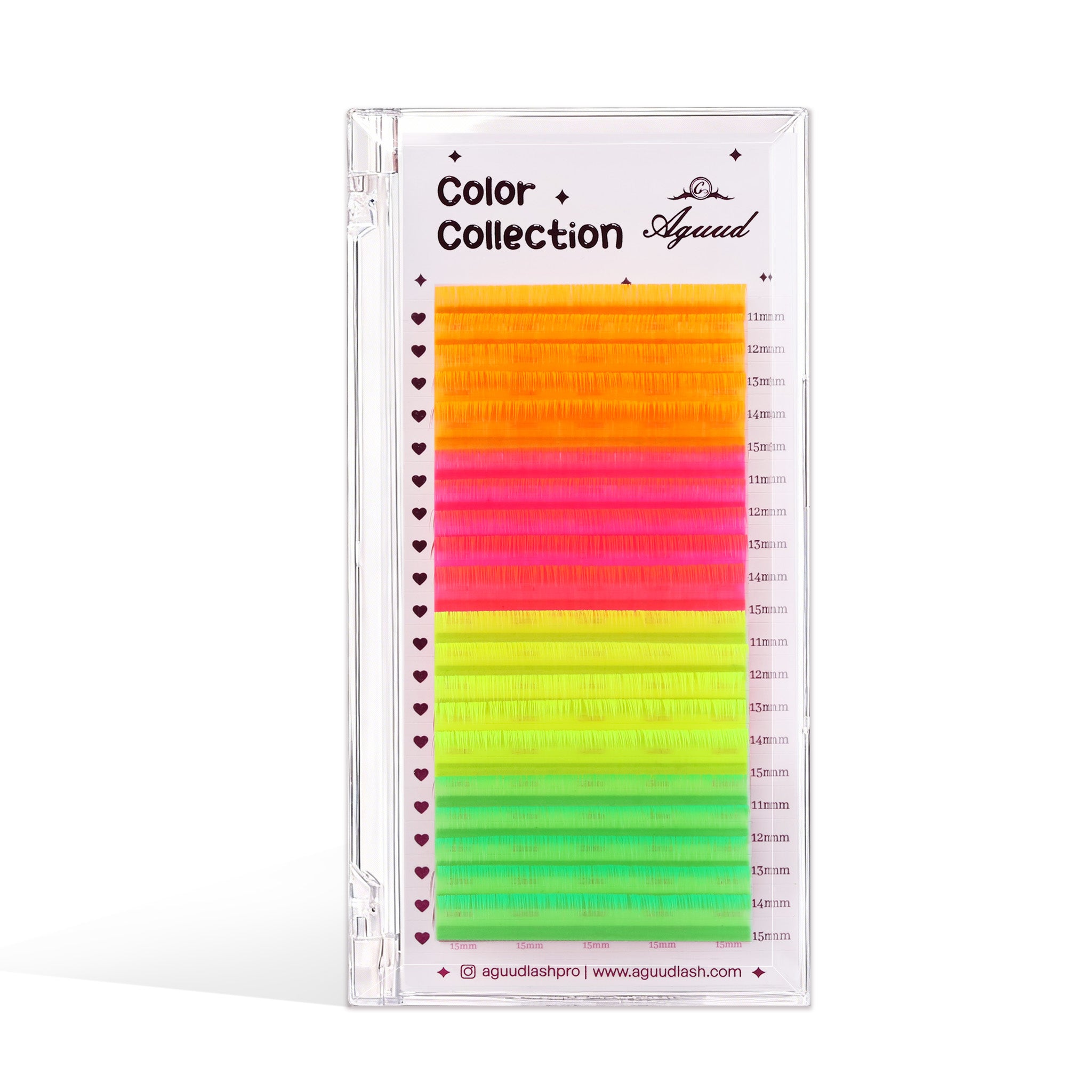 Color Lash Extensions for Professional Artists | Cosplay, Holiday & Creative Sets, 20 Rows