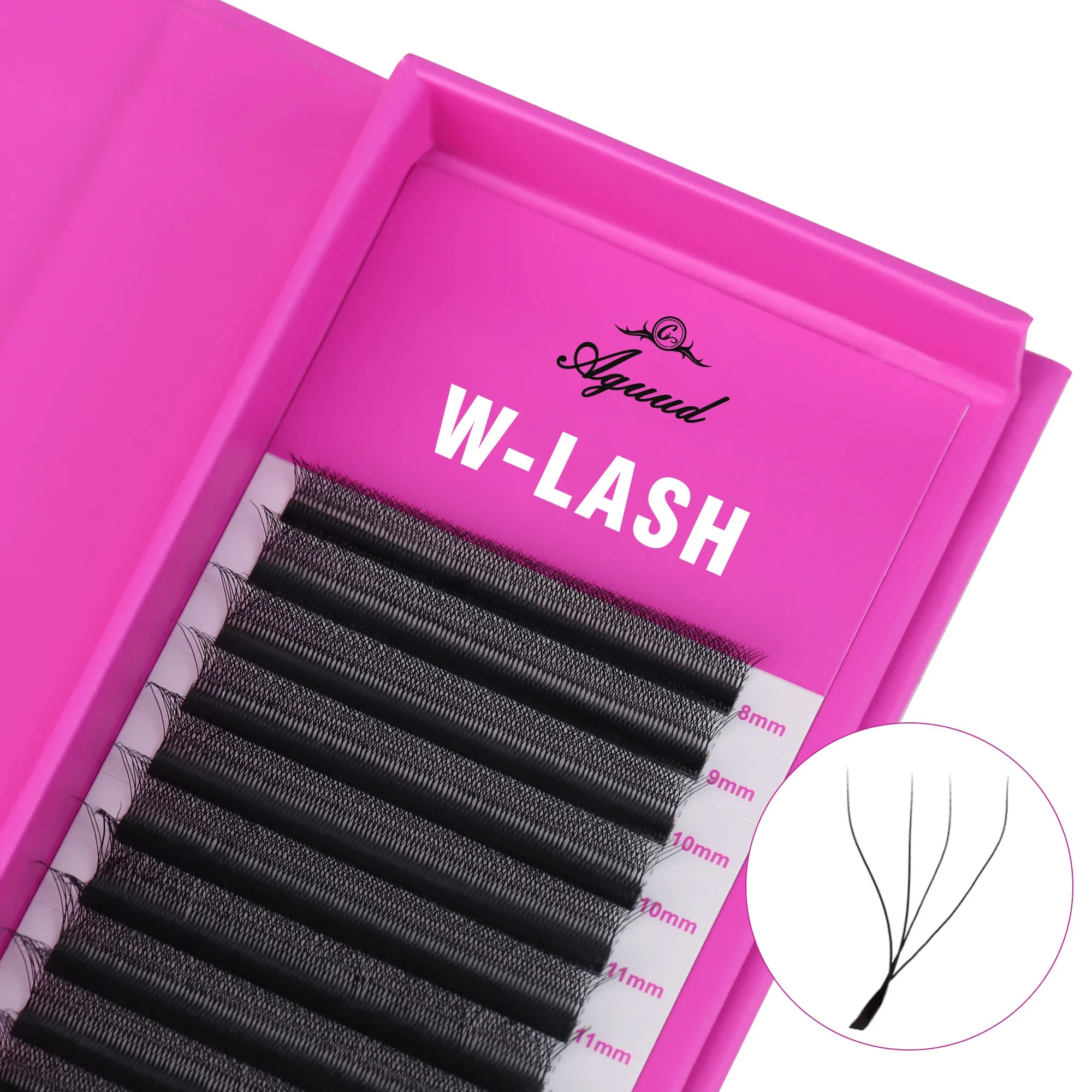 W-Style 4D Clover Premade Fan Lashes 0.07MM – Matte