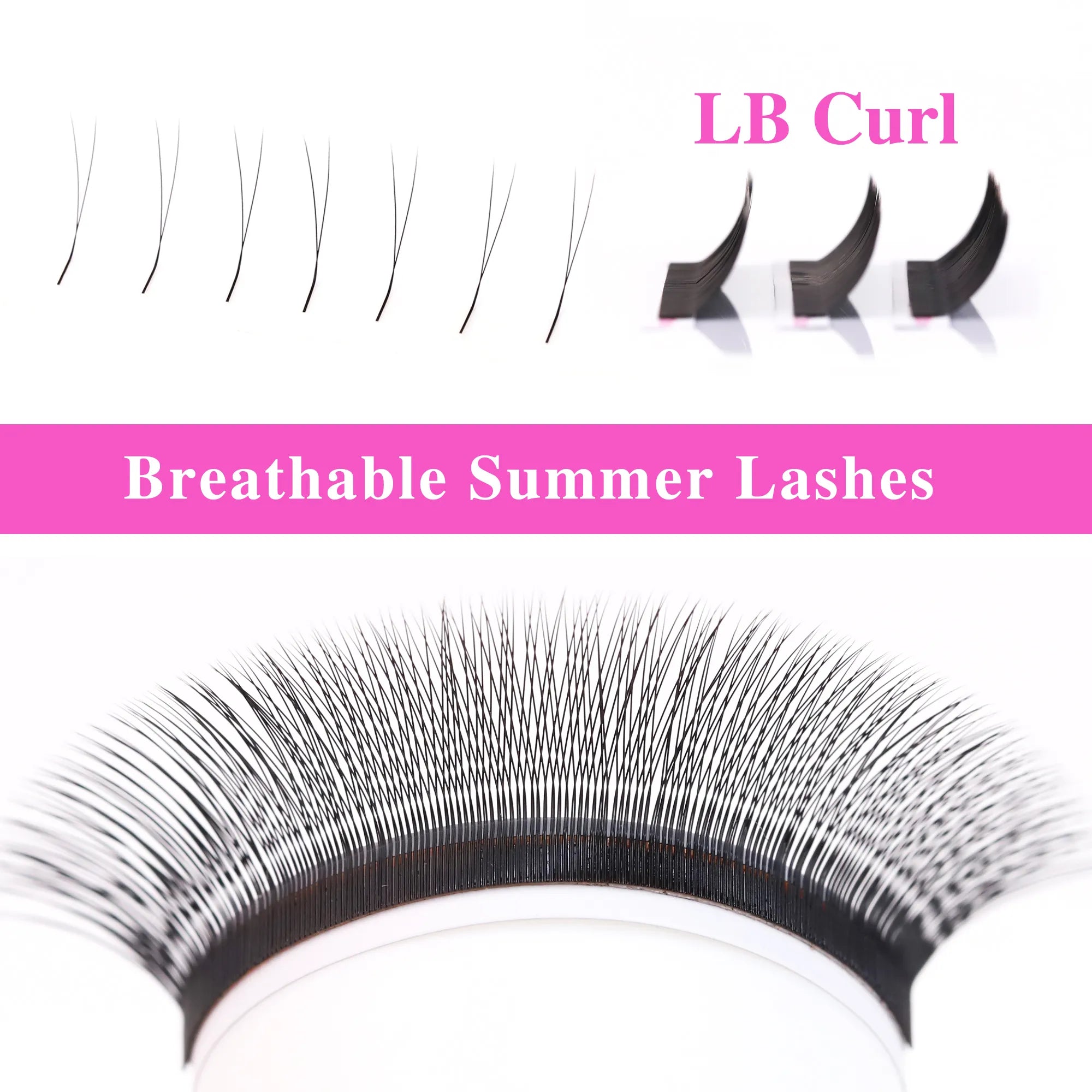 New LB Curl Narrow 2D V/Y Lash Extensions