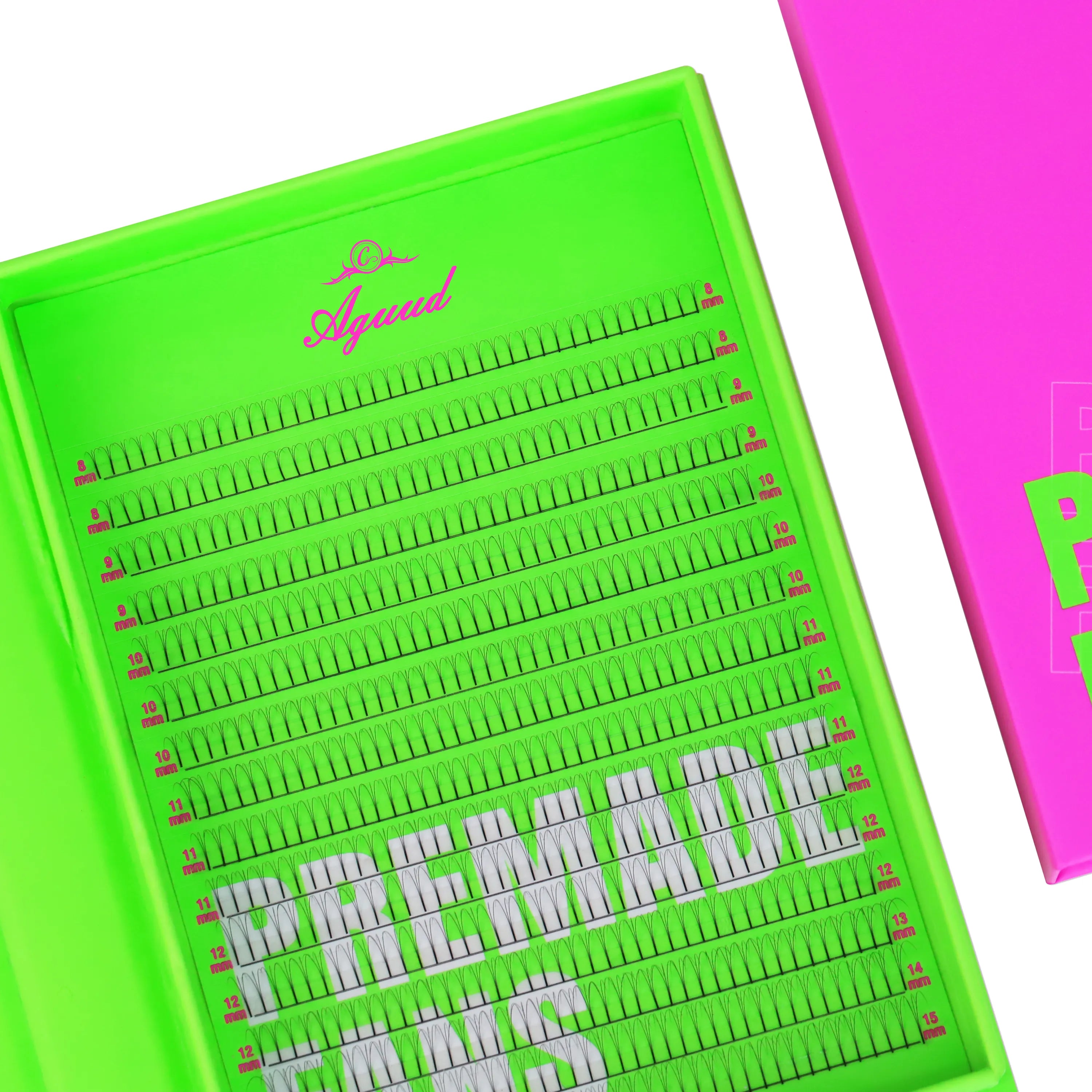 3D Long Stem Premade 320 Fans Lashbook- 0.07MM