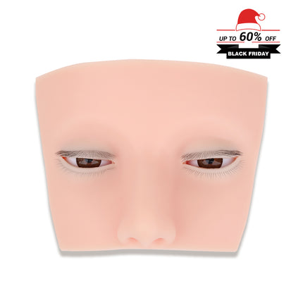 Manequim de cílios realista em silicone