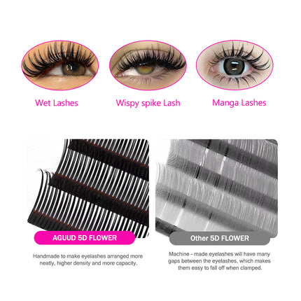 Cílios pré-fabricados 5D Angel Lash Bloom Easy Fan