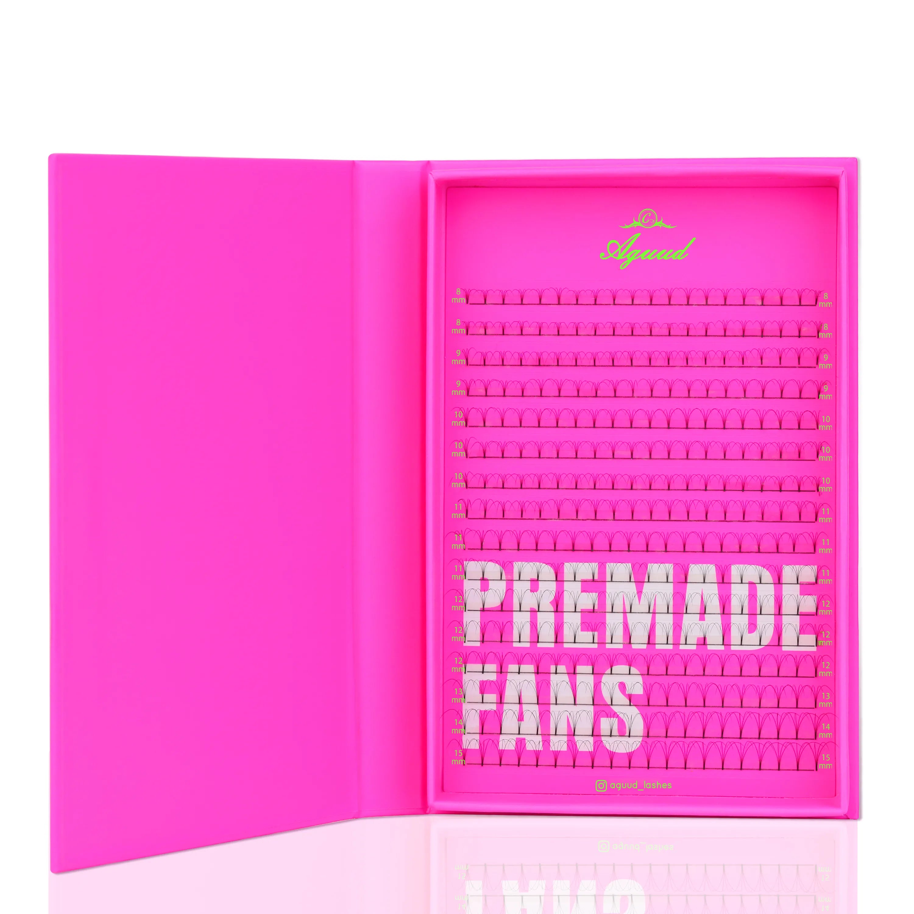 3D Short Stem Premade 320 Fans Lashbook- 0.07MM