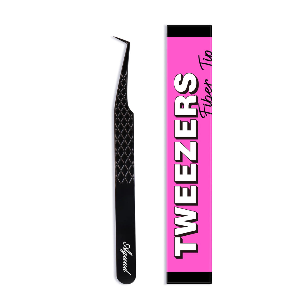 Fiber Tip Lash Extension Tweezers – 90° / 3 Color Options