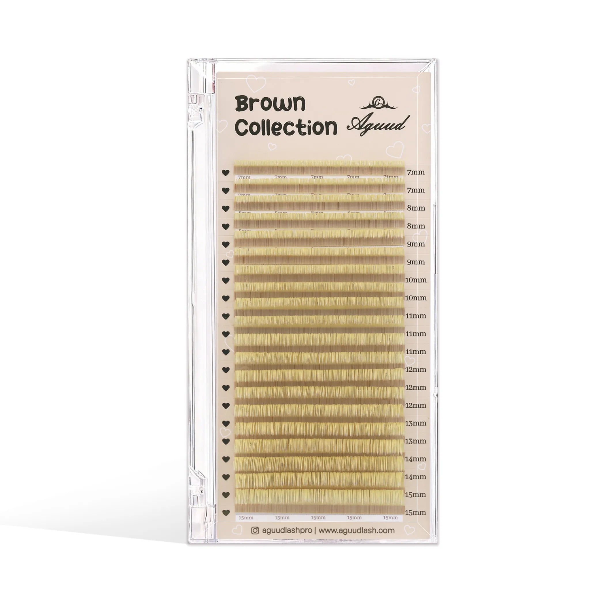 Brown Series Lash Extension/20 rows