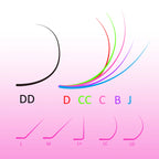 W-Style 5D Clover Premade Fan Lashes 0.07MM – Matte