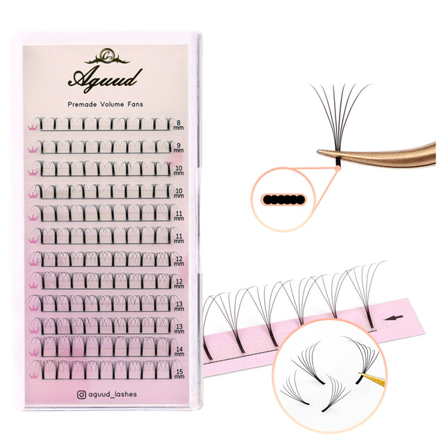 Long Stem Premade Fans